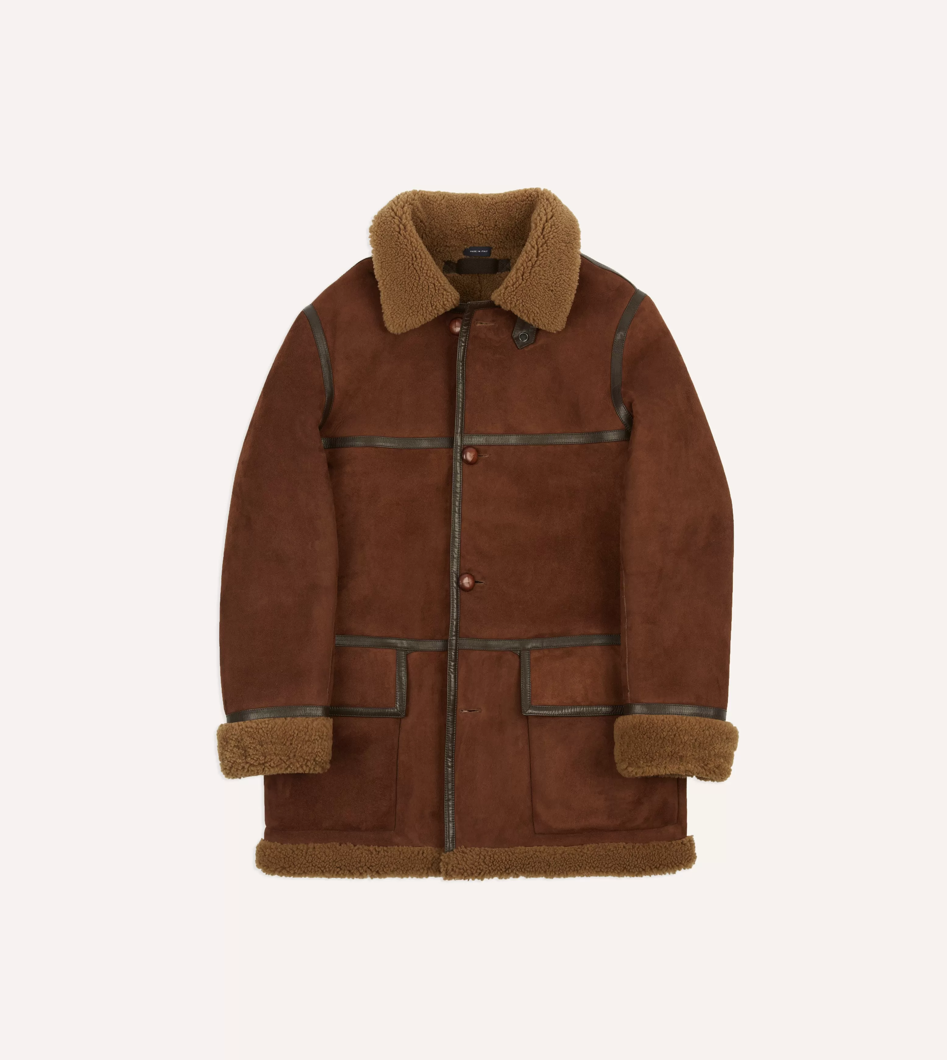 Shearling Car Coat