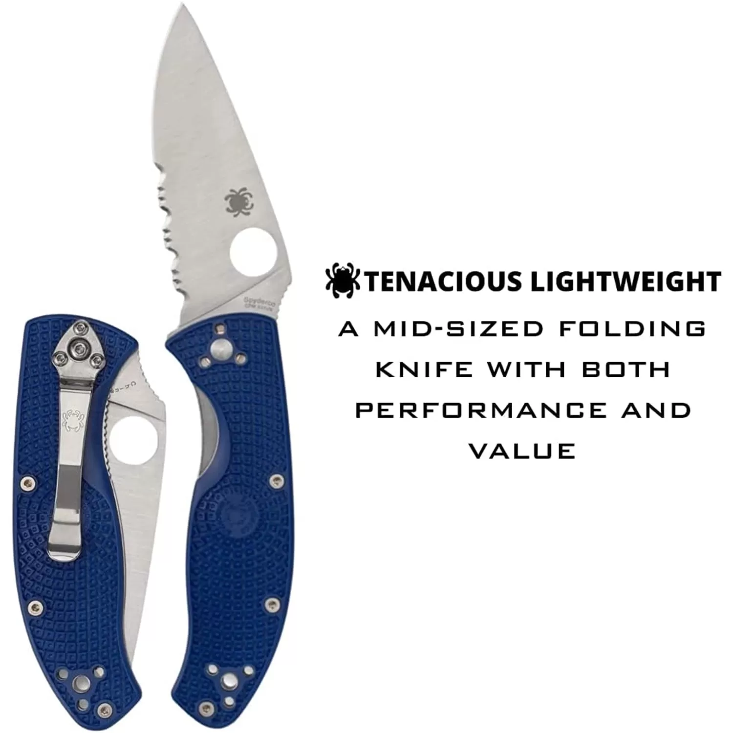 Spyderco Tenacious Lightweight FRN S35VN Blade C122PSBL