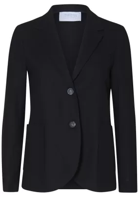 Stand Up Collar Loro Piana Blazer Black