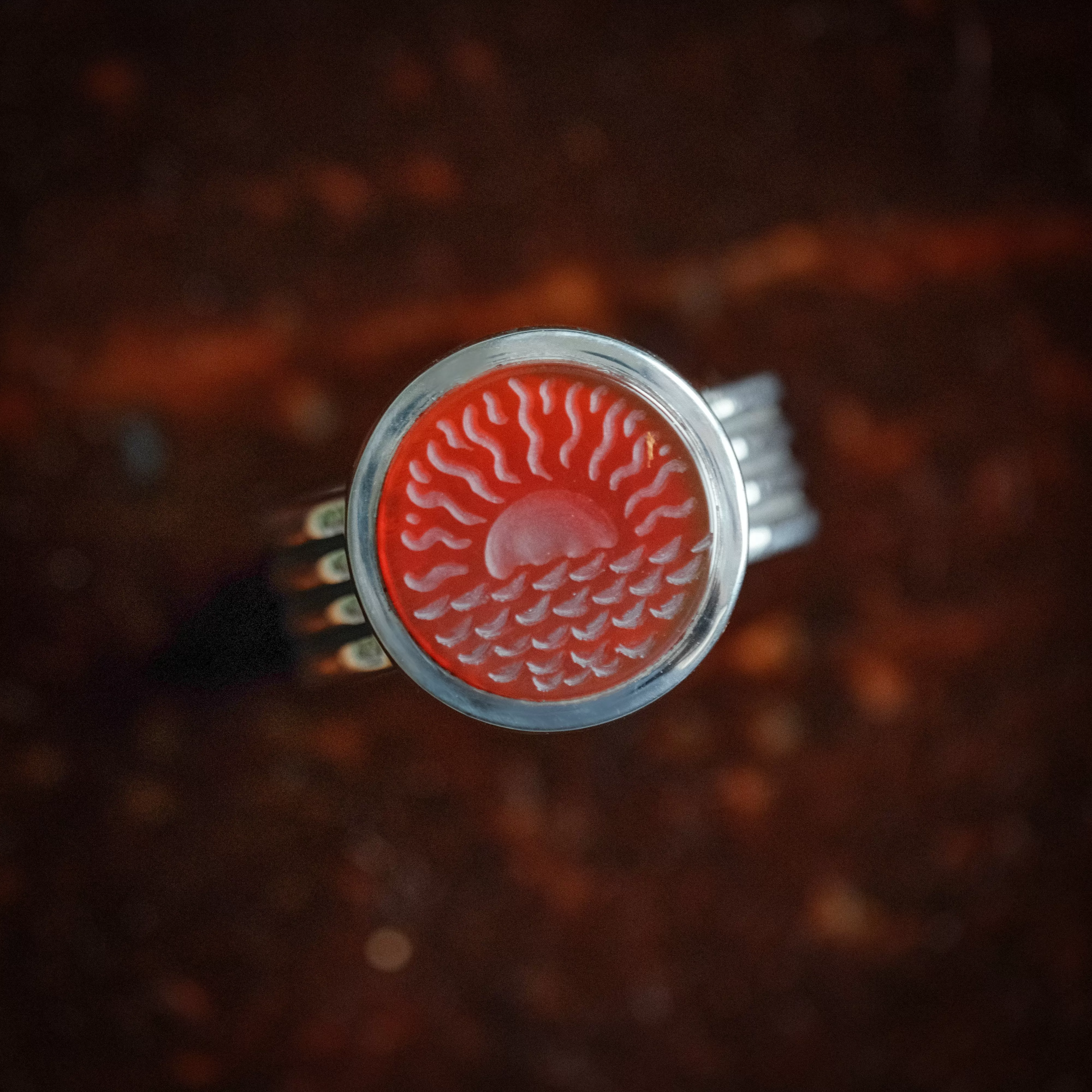 Sunrise Intaglio Ring - One of a Kind