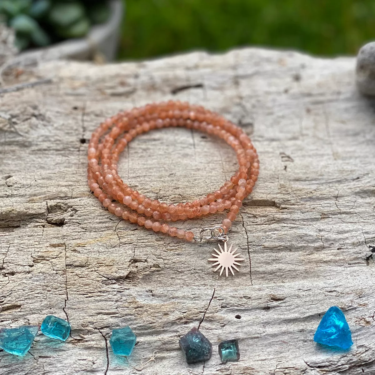 Sunstone Sunshine Happiness Wrap Bracelet to allow yourself to shine