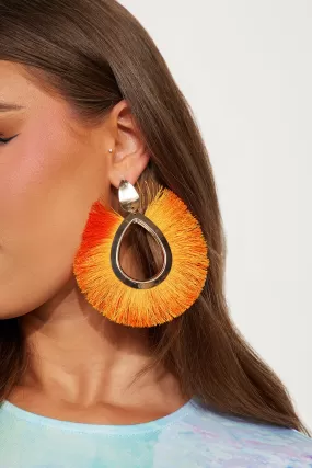 That Summer Feeling Earrings - Orange