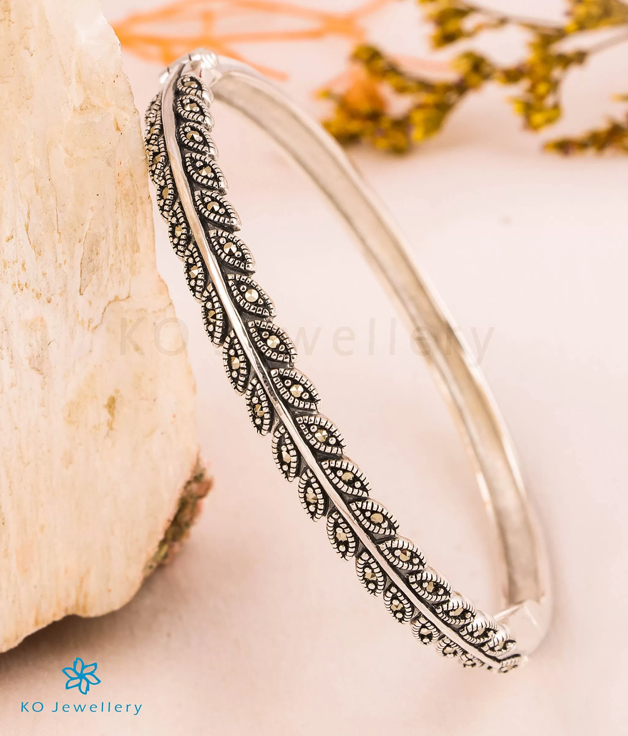 The Autumn Leaves Silver Marcasite Bracelet