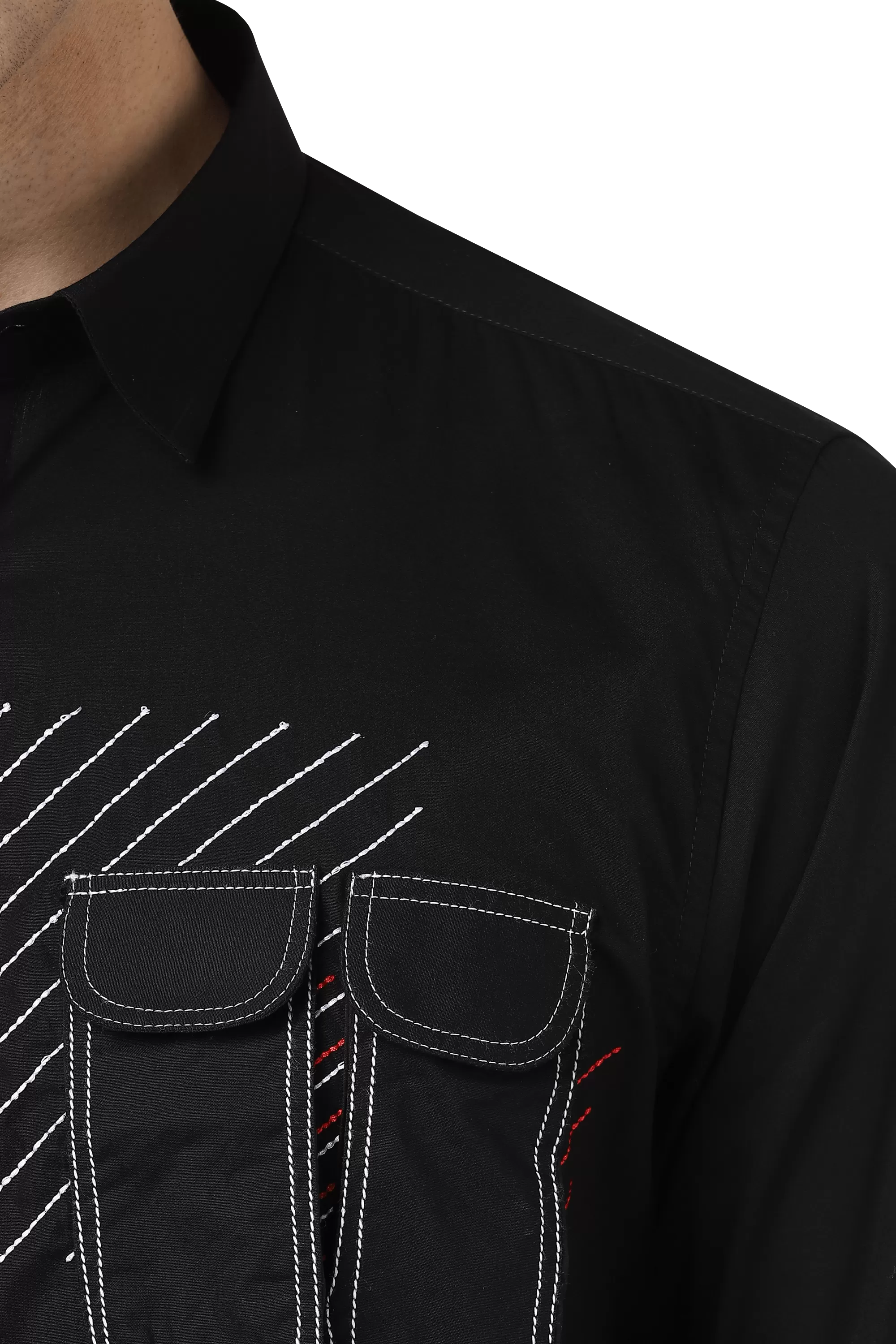 The Broken Signal Shirt With Utility Pocket