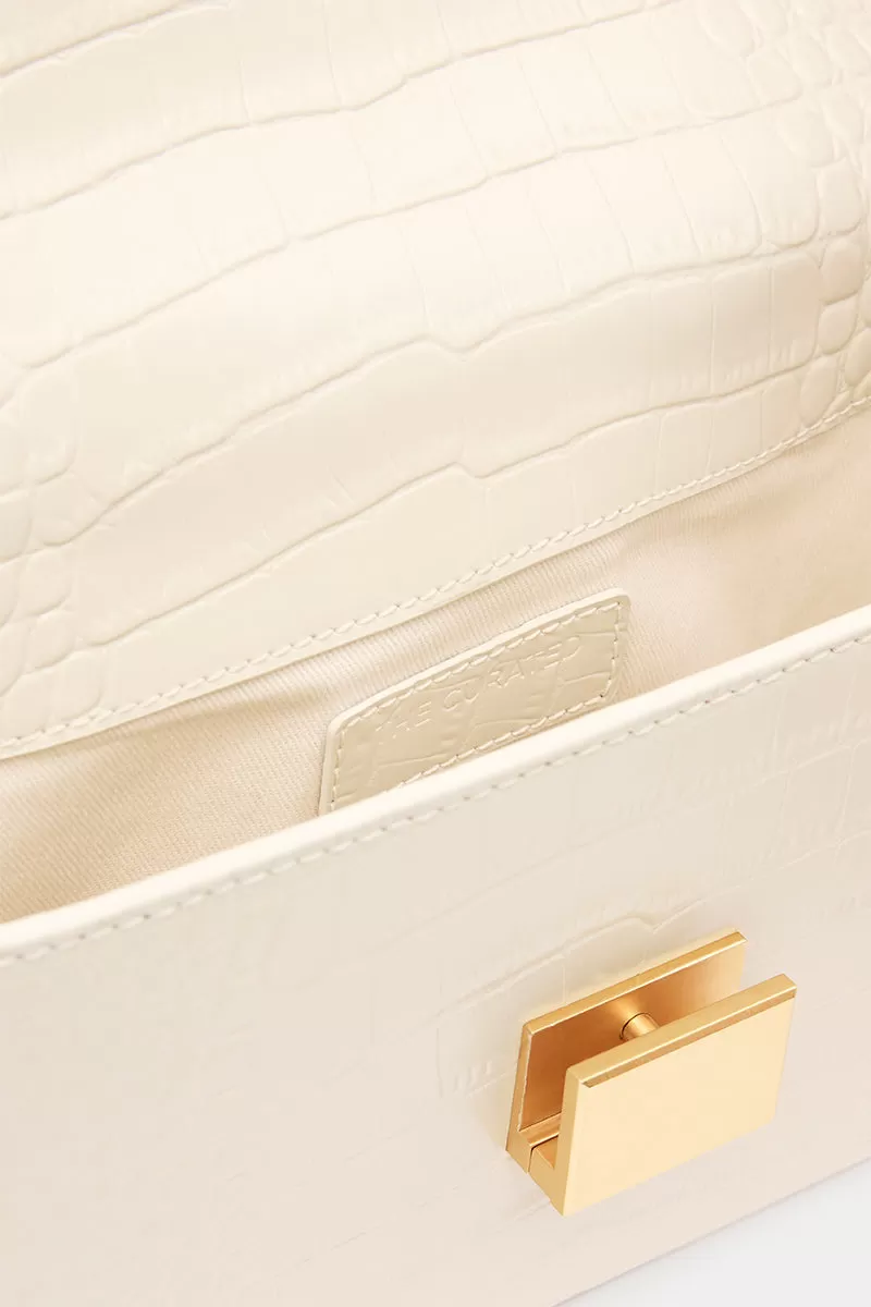 THE MINI SHOULDER BAG - CREAM