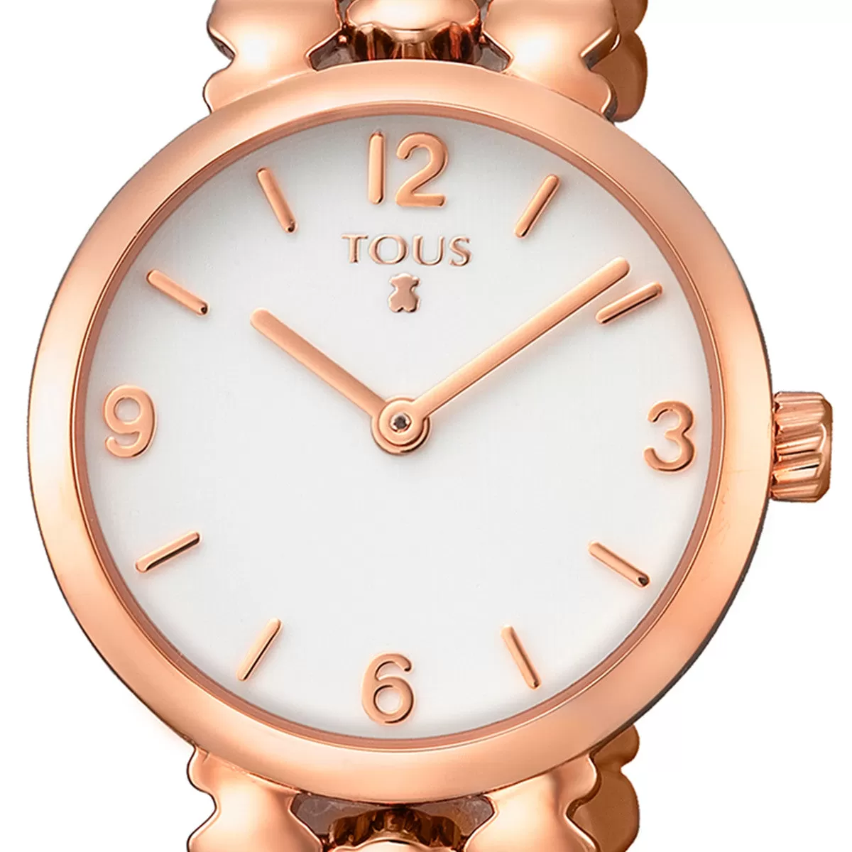 Tous Rose IP Steel Parade Watch 700350255