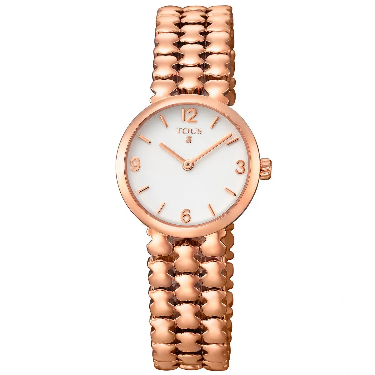 Tous Rose IP Steel Parade Watch 700350255