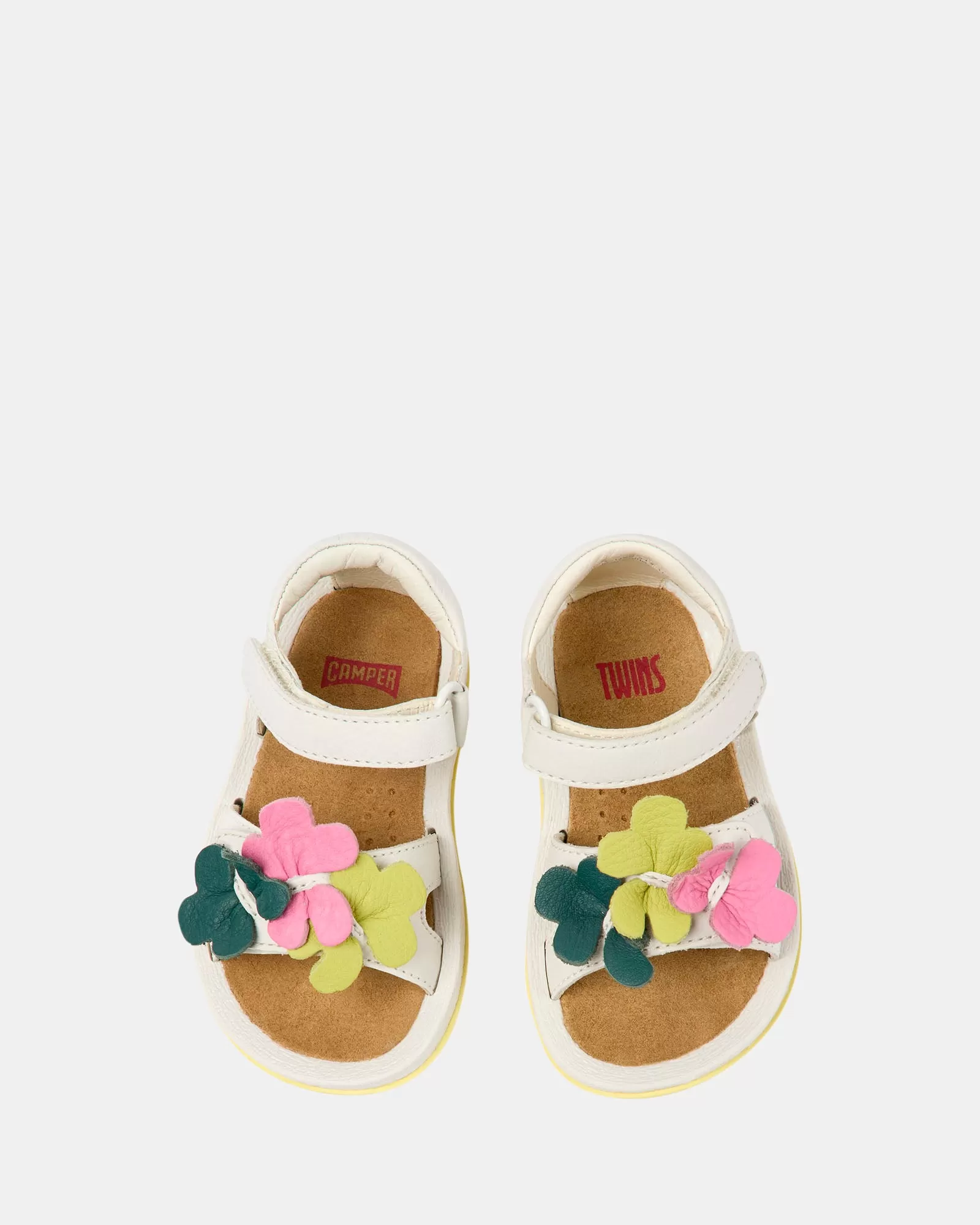 Twins Petal Sandal Infant White Multi