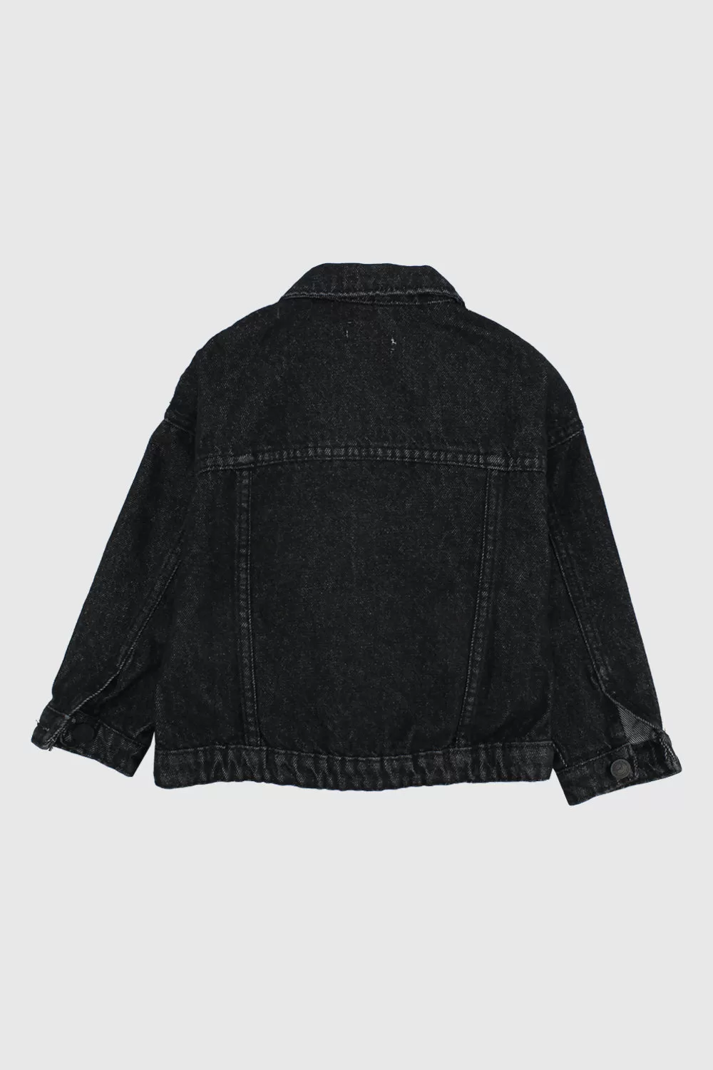 Unisex Black Jean Jacket