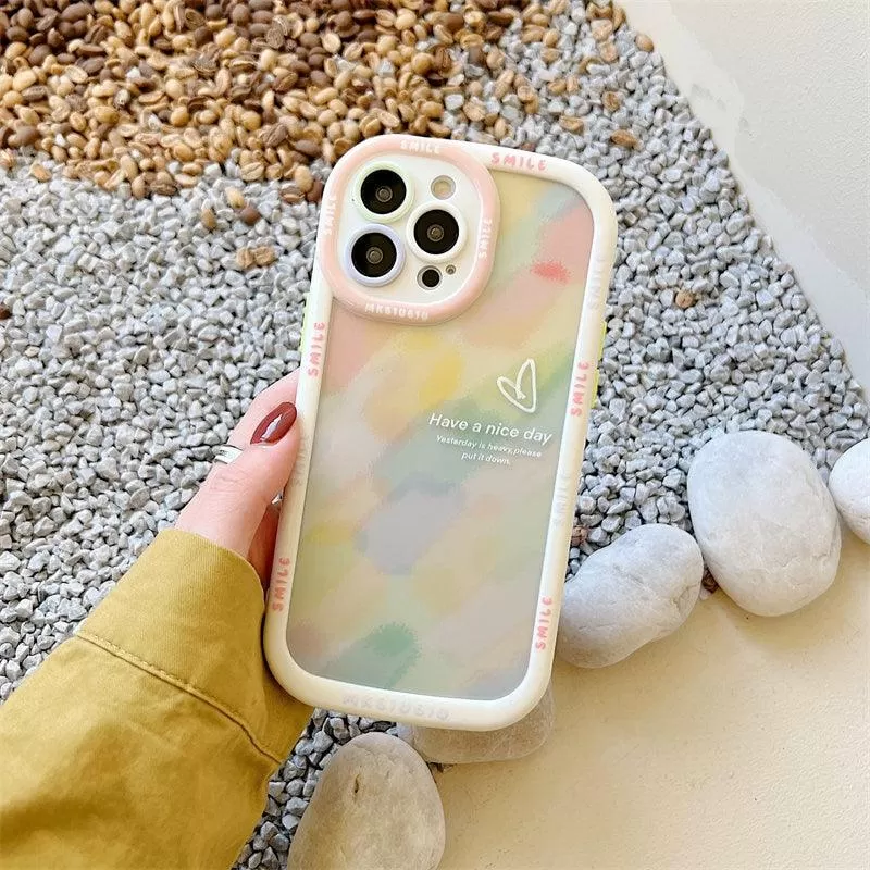 Vintage Leaves Flower Bumper Cute Phone Cases For iPhone 14 Pro Max 11 12 13 Pro Max