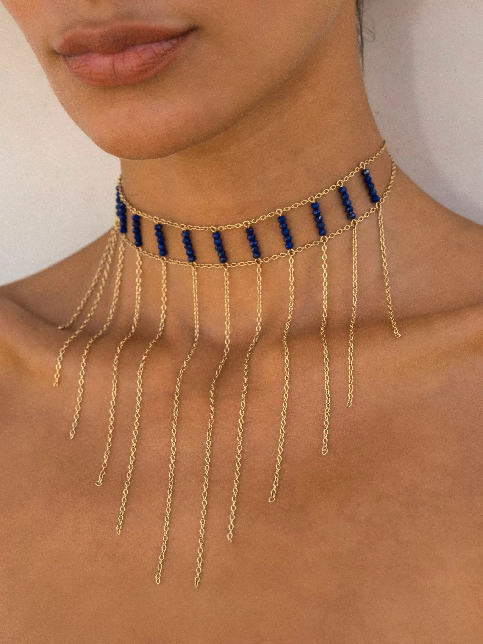 Waterfall Choker Gemstone