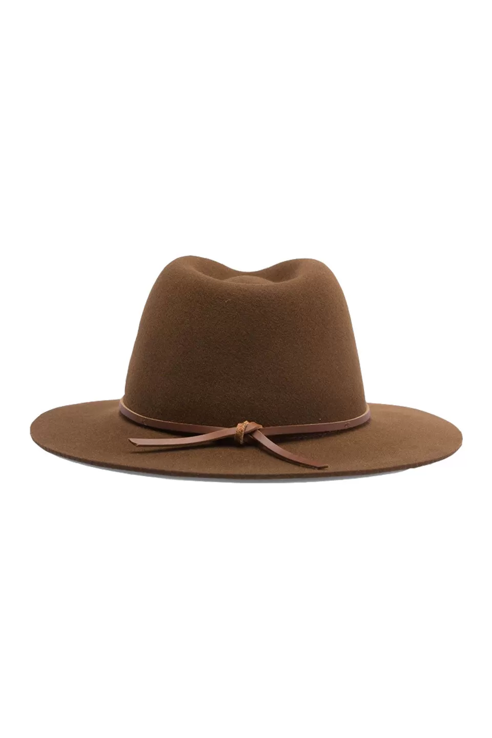 Wesley Packable Fedora Coffee Hat