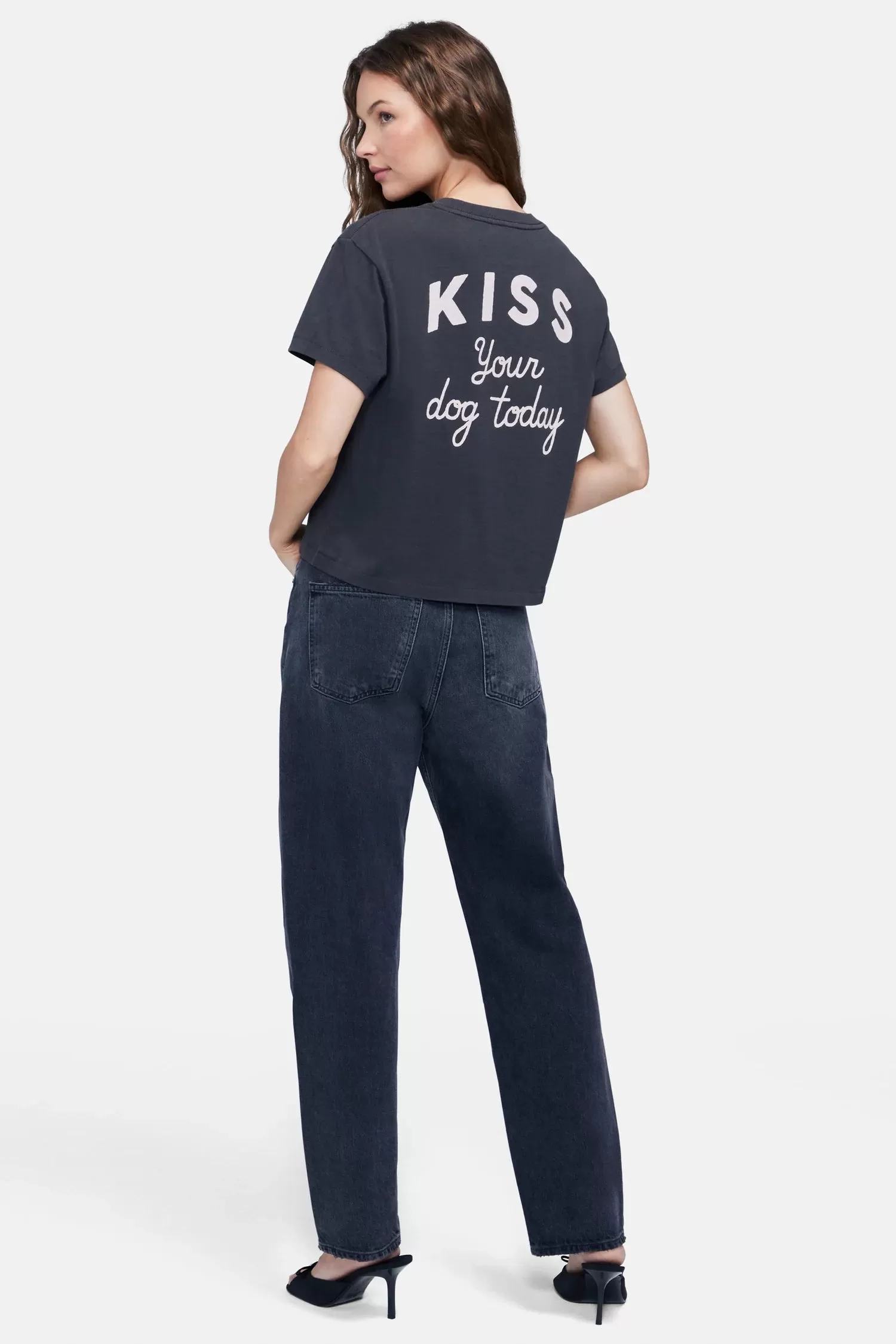 Wildfox Kiss Your Dog Jamie Tee