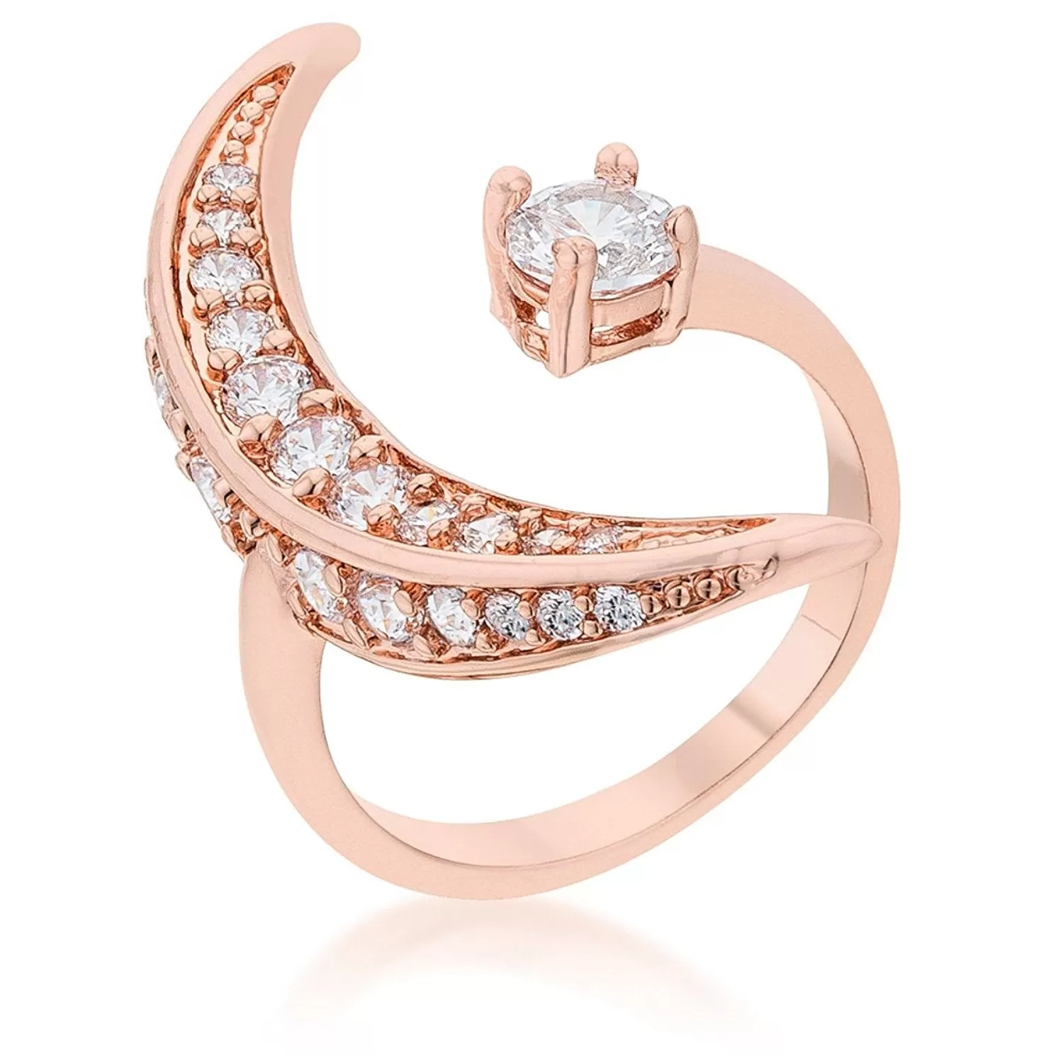 WildKlass .75ct CZ Rose Gold Delicate Ring