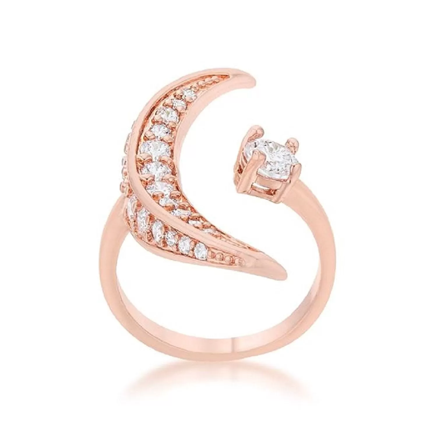 WildKlass .75ct CZ Rose Gold Delicate Ring