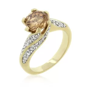 WildKlass Champagne Twist Engagement Ring