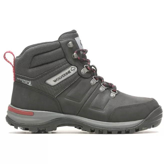 Wolverine Men's Chisel 6 Soft Toe WP Slip Resist Work Boot -Black- W230027