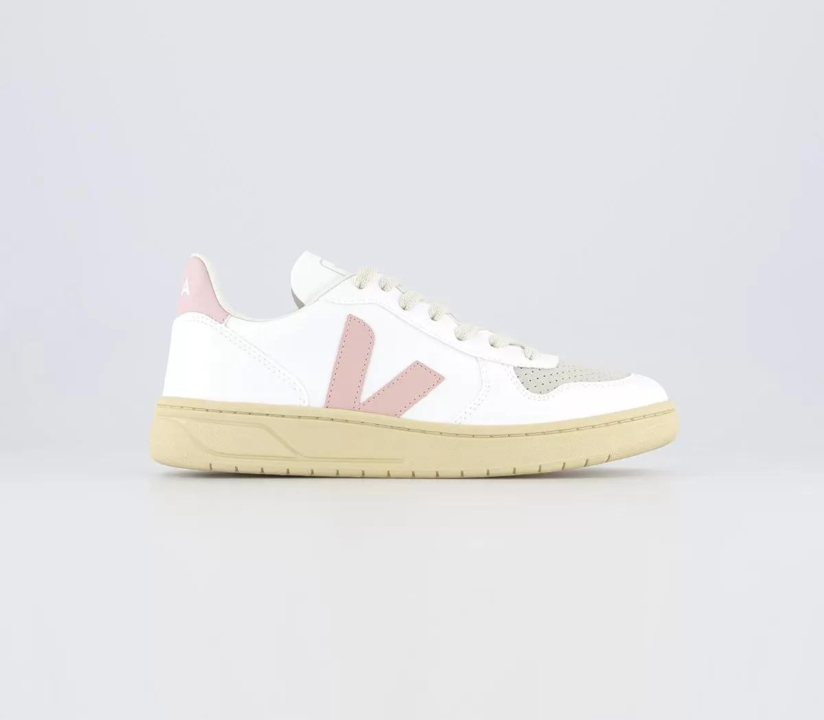 Womens Veja V10 White White Petal F Trainers