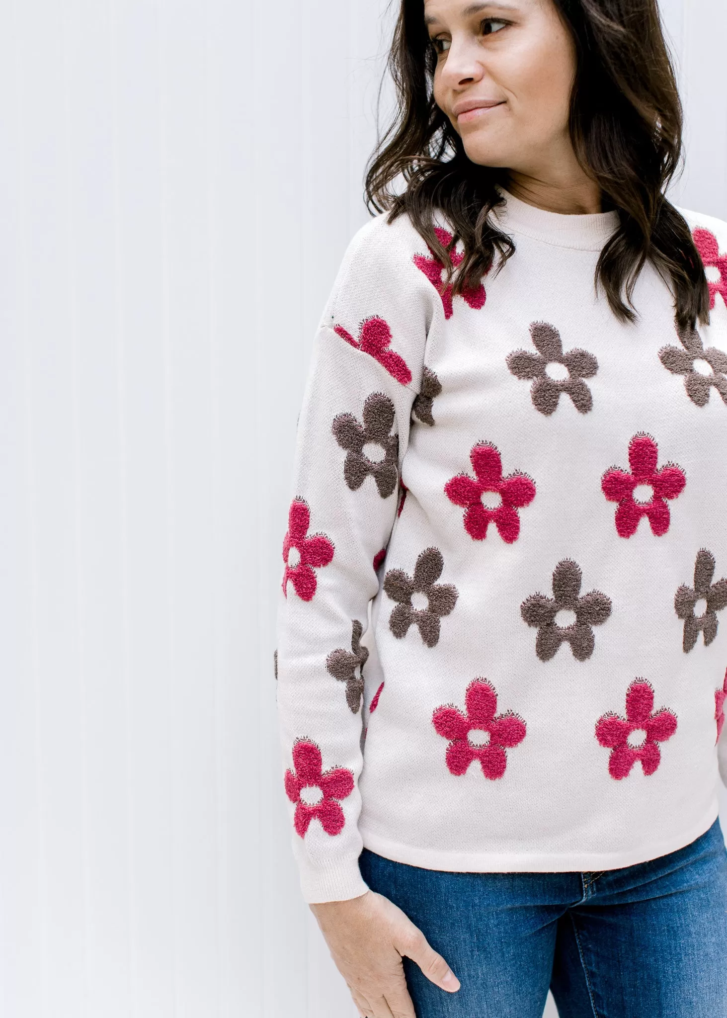 X Flowers in Winter Sweater