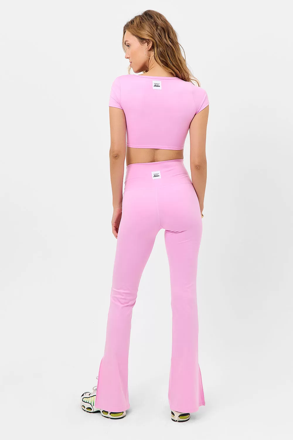 Zippy Crop Top - Baby Pink